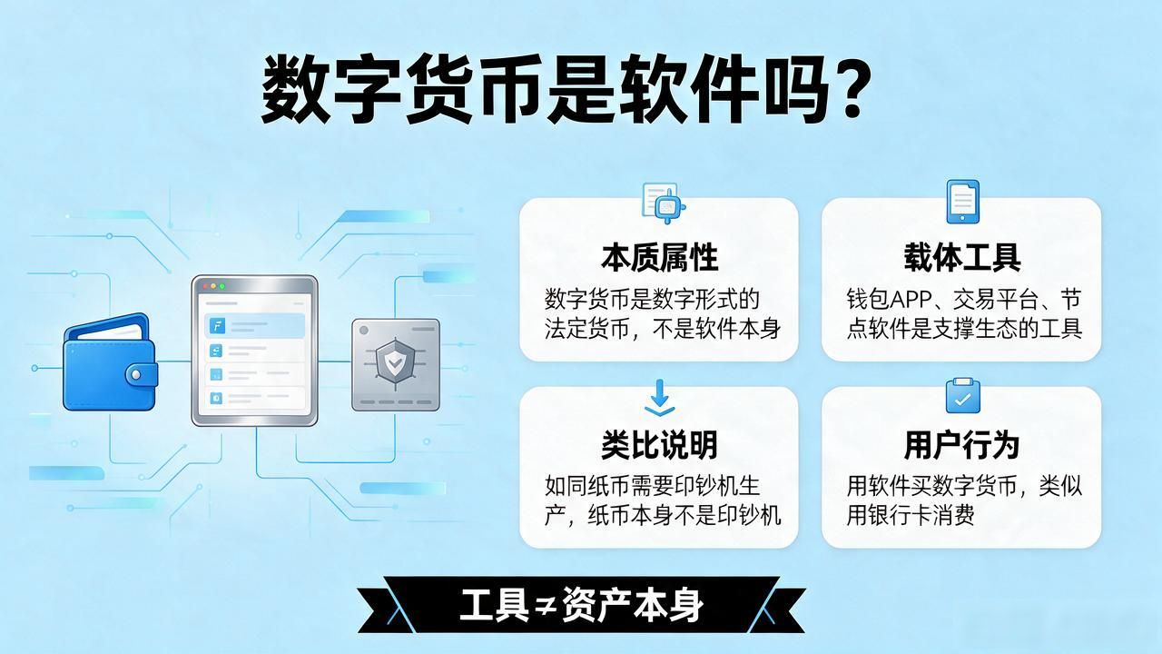 数字货币是软件吗？一文看懂它的本质与运行原理