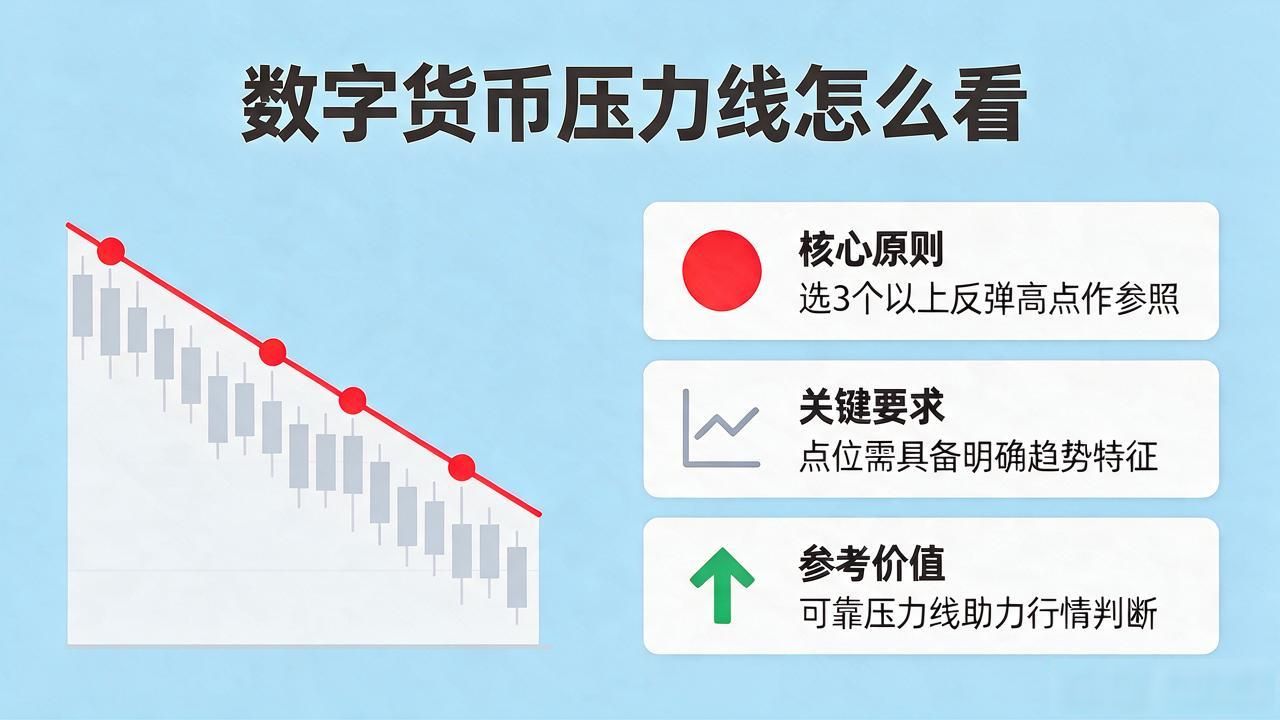 数字货币压力线怎么看？一图教会你找阻力位