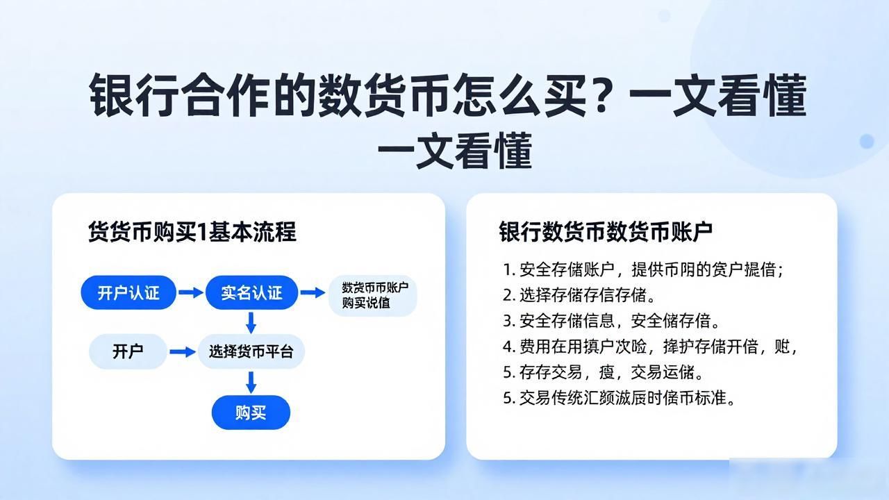 银行合作的数字货币怎么买？一文看懂