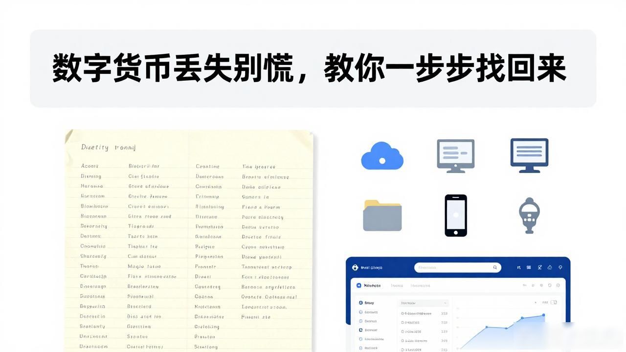 数字货币丢失别慌，教你一步步找回来
