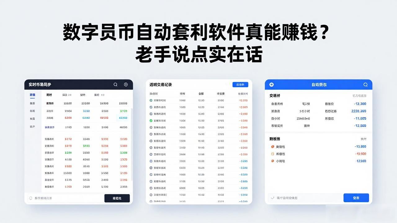 数字货币自动套利软件真能赚钱？老手说点实在话