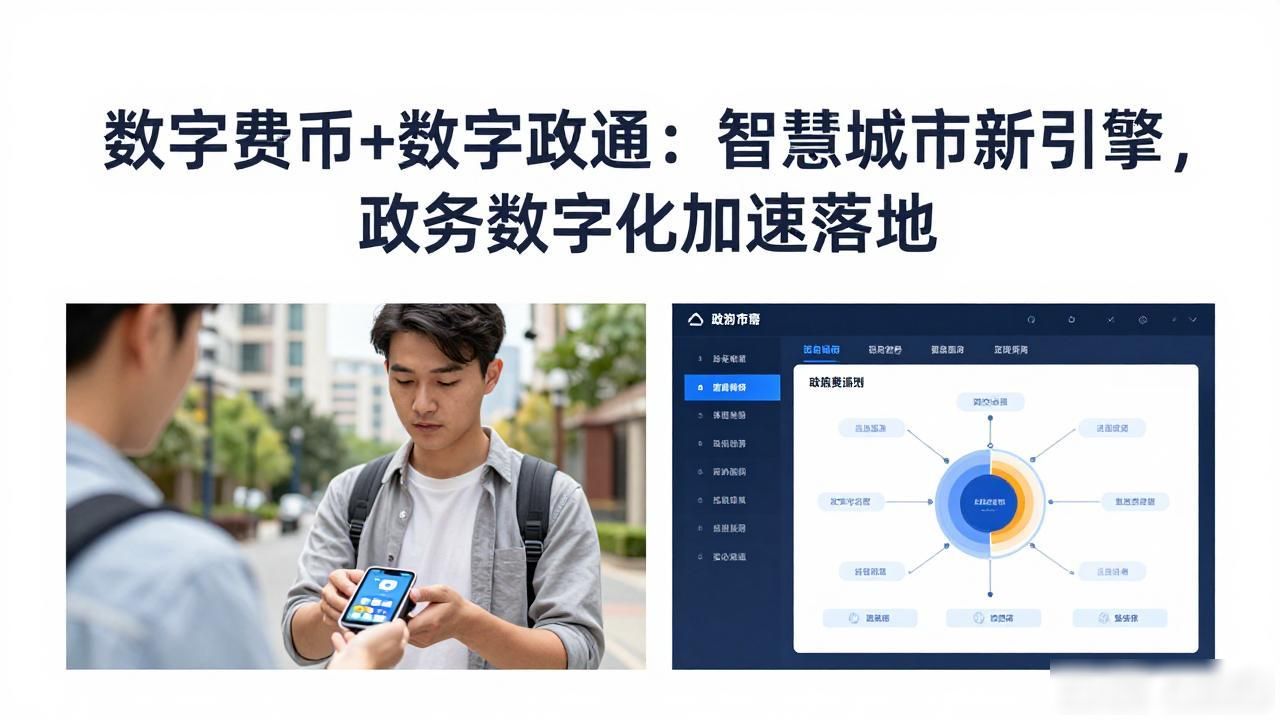 数字货币+数字政通：智慧城市新引擎，政务数字化加速落地