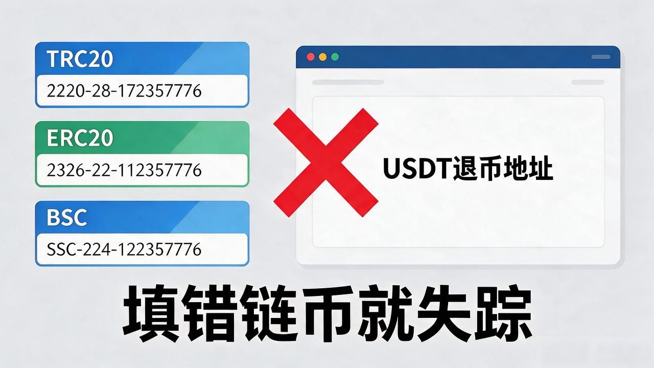 数字货币退币地址怎么填？和充值地址一样吗？填错币还能找回吗