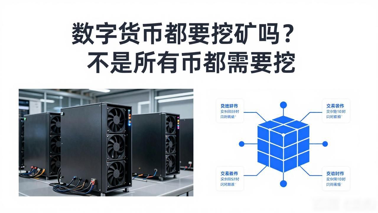 数字货币都要挖矿吗？不是所有币都需要挖