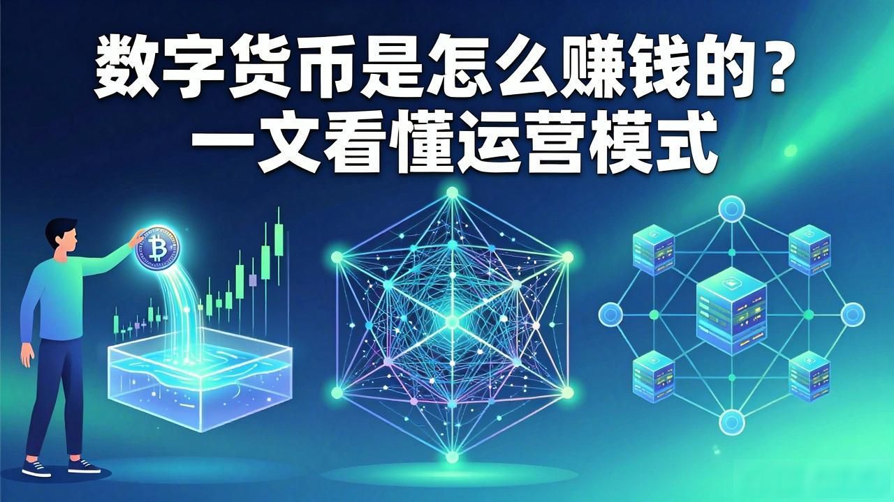 数字货币是怎么赚钱的？一文看懂运营模式