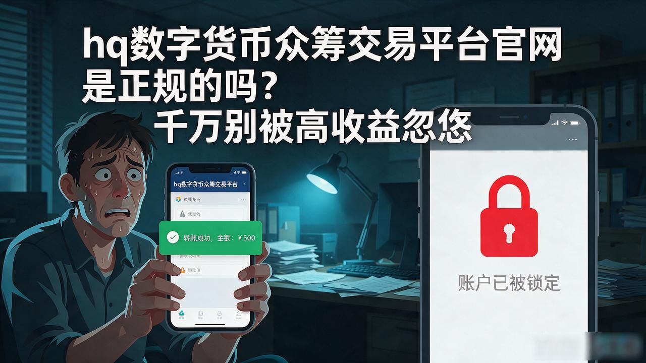 hq数字货币众筹交易平台官网是正规的吗？千万别被高收益忽悠