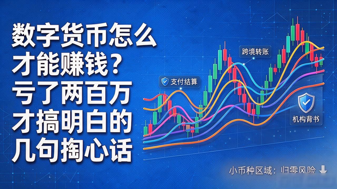 数字货币怎么才能赚钱？亏了两百万才搞明白的几句掏心话