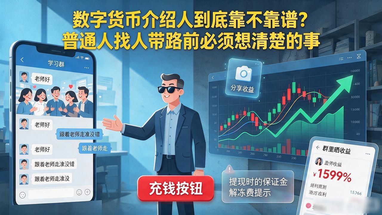 数字货币介绍人到底靠不靠谱？普通人找人带路前必须想清楚的事