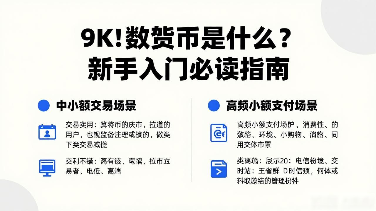 9K数字货币是什么？新手入门必读指南