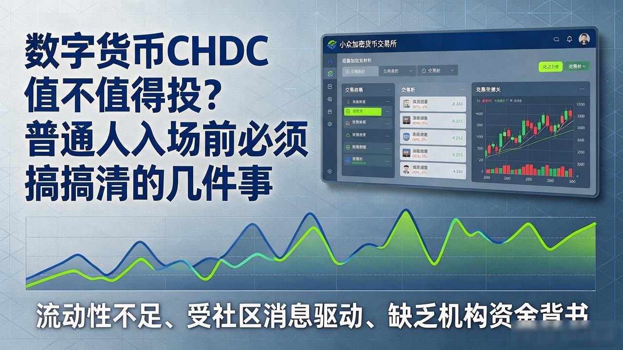 数字货币CHDC值不值得投？普通人入场前必须搞清的几件事