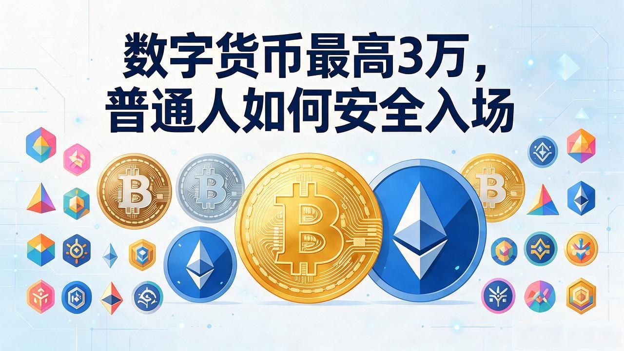 数字货币最高3万，普通人如何安全入场