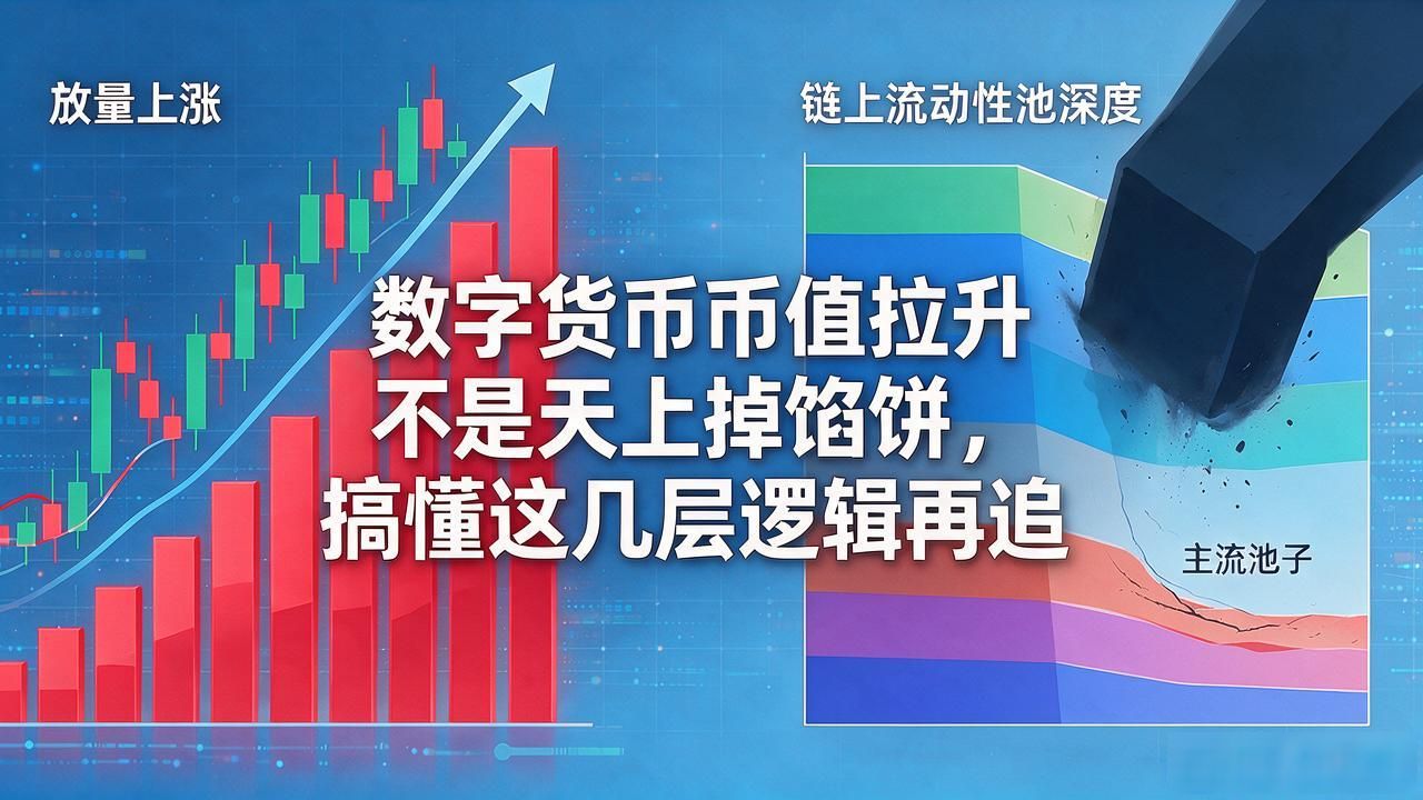 数字货币币值拉升不是天上掉馅饼，搞懂这几层逻辑再追
