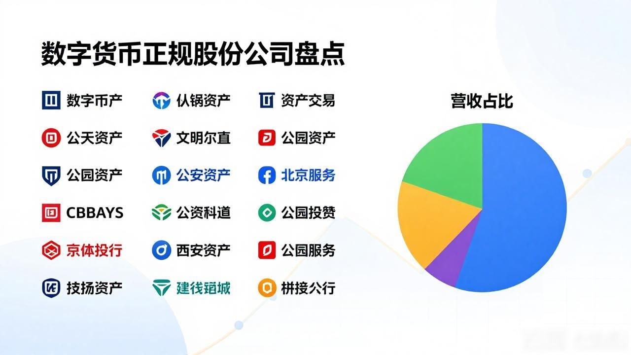 数字货币正规股份公司盘点与投资建议