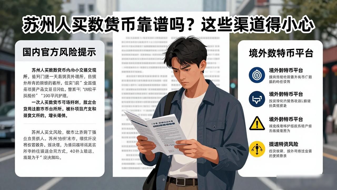 苏州人买数字货币靠谱吗？这些渠道得小心