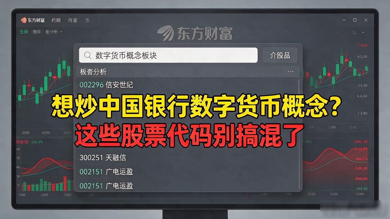 想炒中国银行数字货币概念？这些股票代码别搞混了