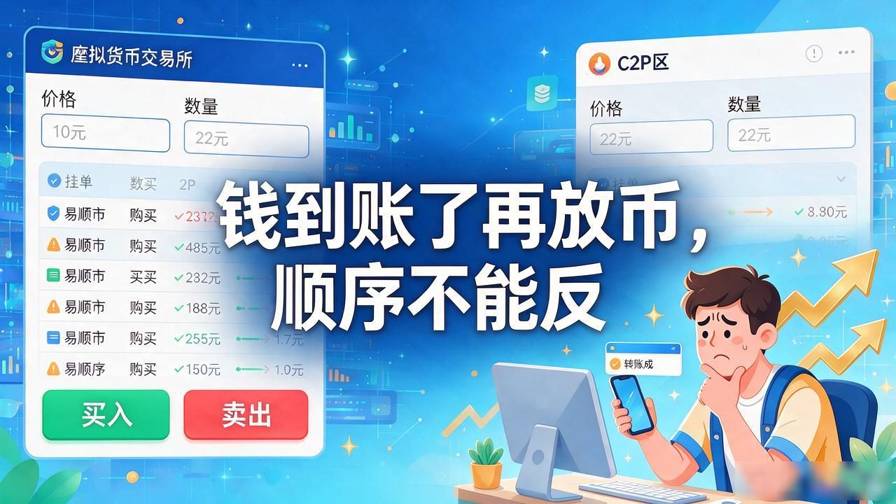 想买猪币但找不到入口？交易所挂单和C2C两条购买路讲清楚