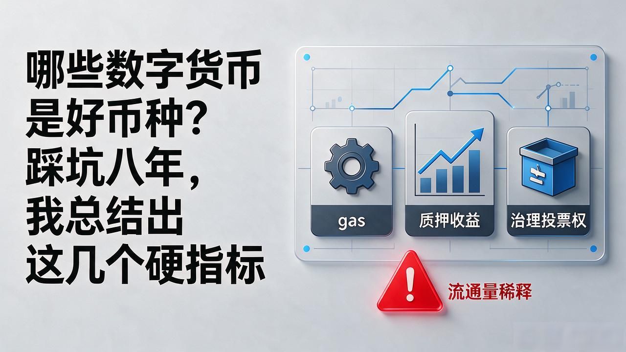 哪些数字货币是好币种？踩坑八年，我总结出这几个硬指标