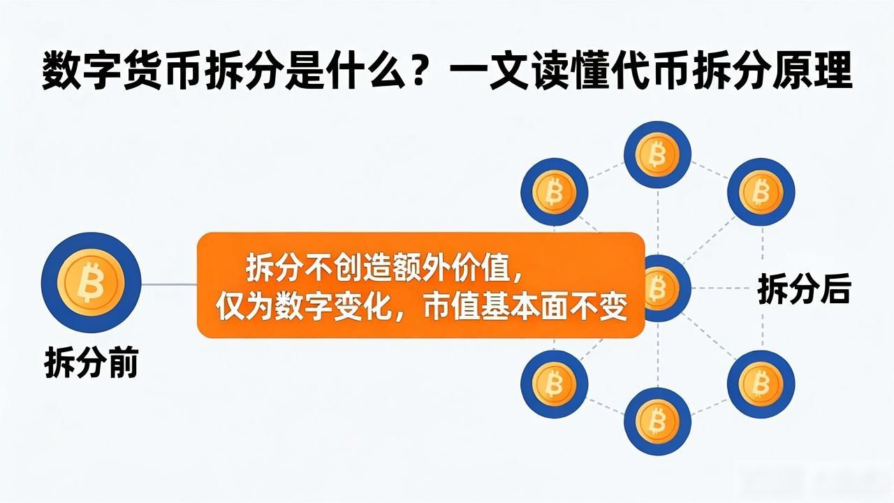 数字货币坼分是什么？一文读懂代币拆分原理