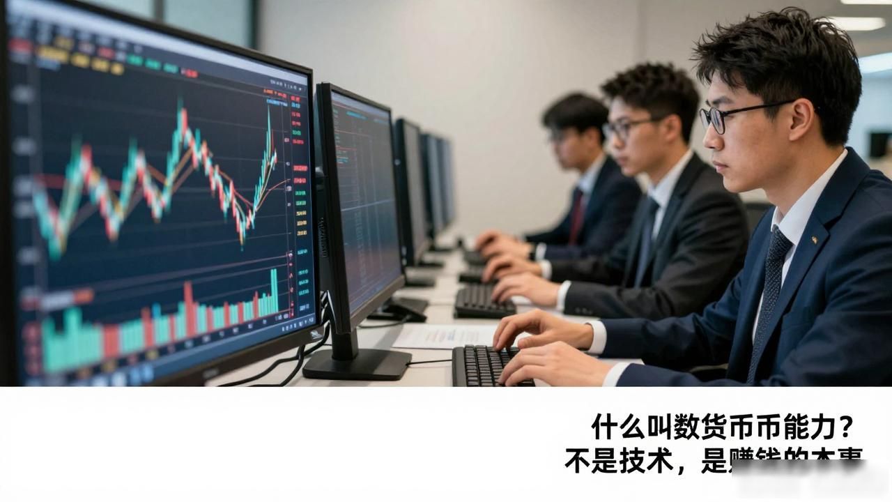 什么叫数字货币能力？不是技术，是赚钱的本事