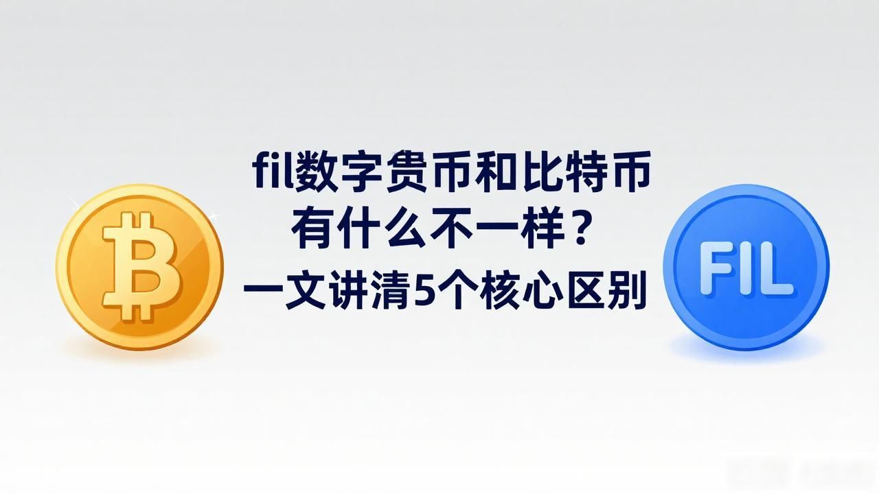fil数字货币和比特币有什么不一样？一文讲清5个核心区别