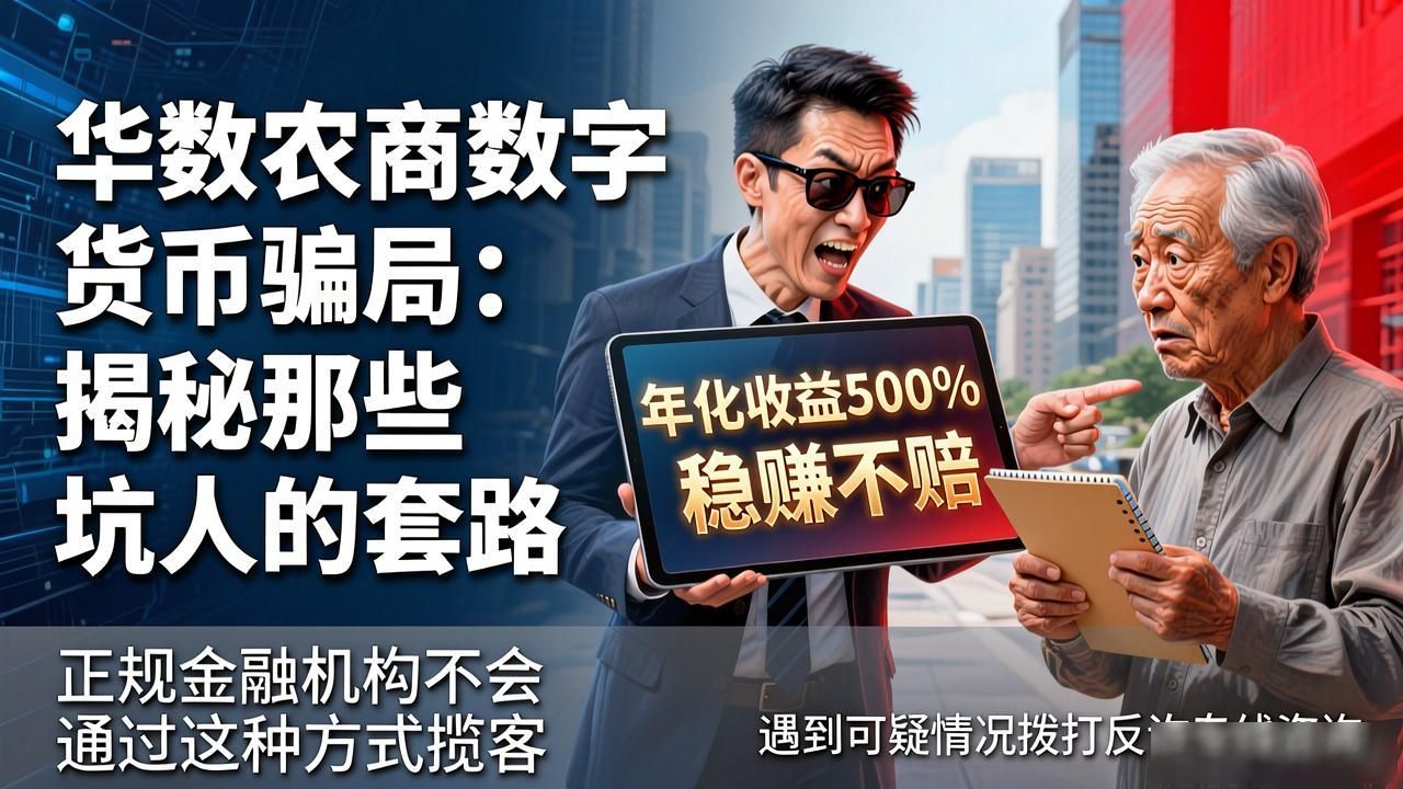 华数农商数字货币骗局：揭秘那些坑人的套路