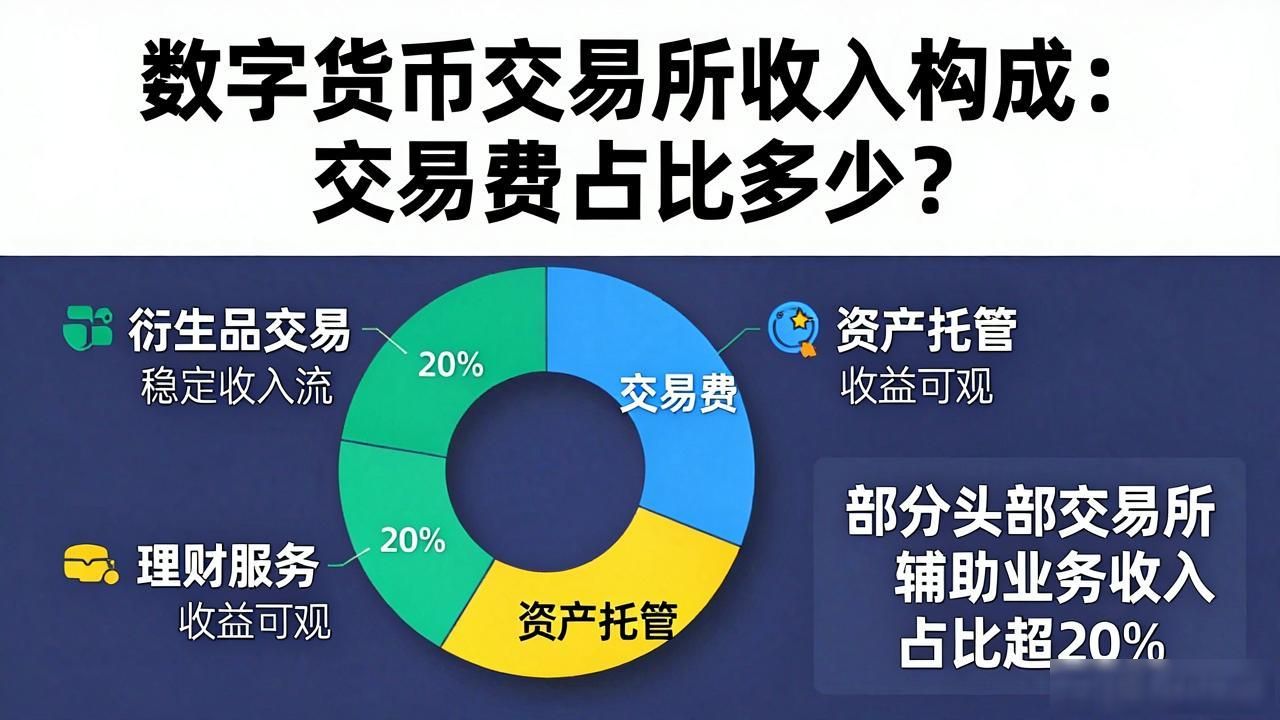 数字货币交易所收入构成：交易费占比多少？