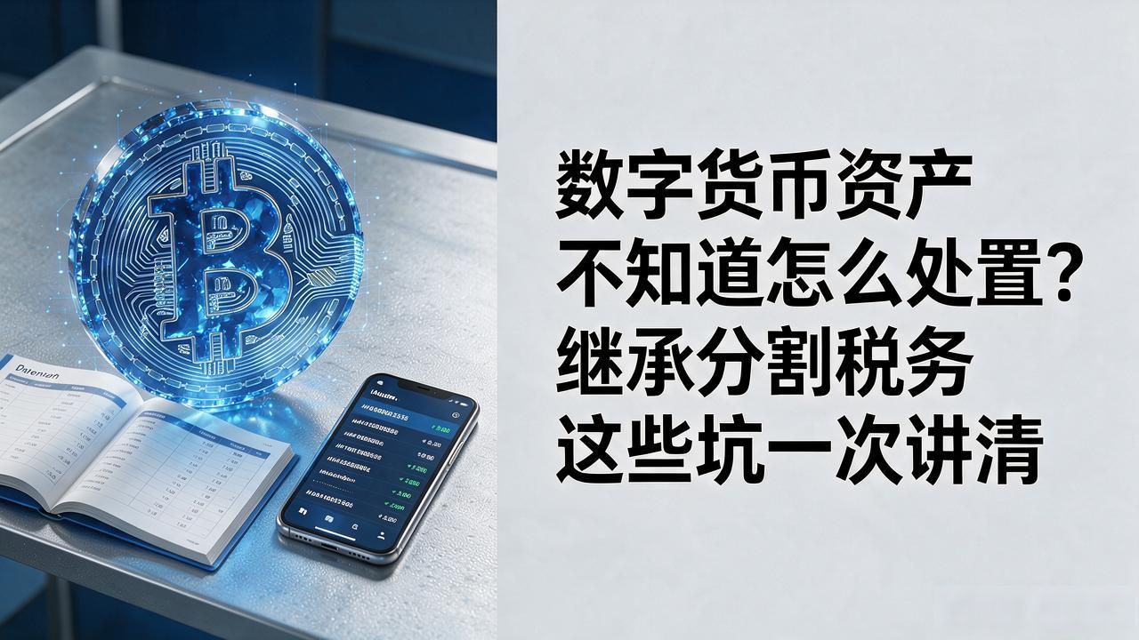 数字货币资产不知道怎么处置？继承分割税务这些坑一次讲清