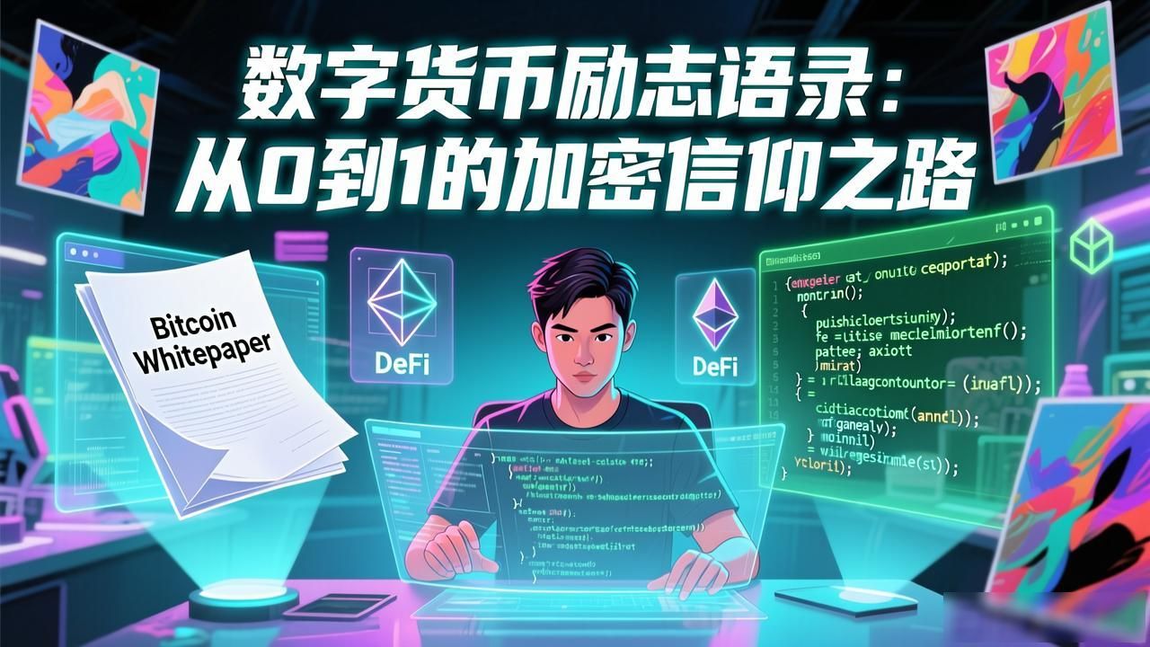 数字货币励志语录：从0到1的加密信仰之路