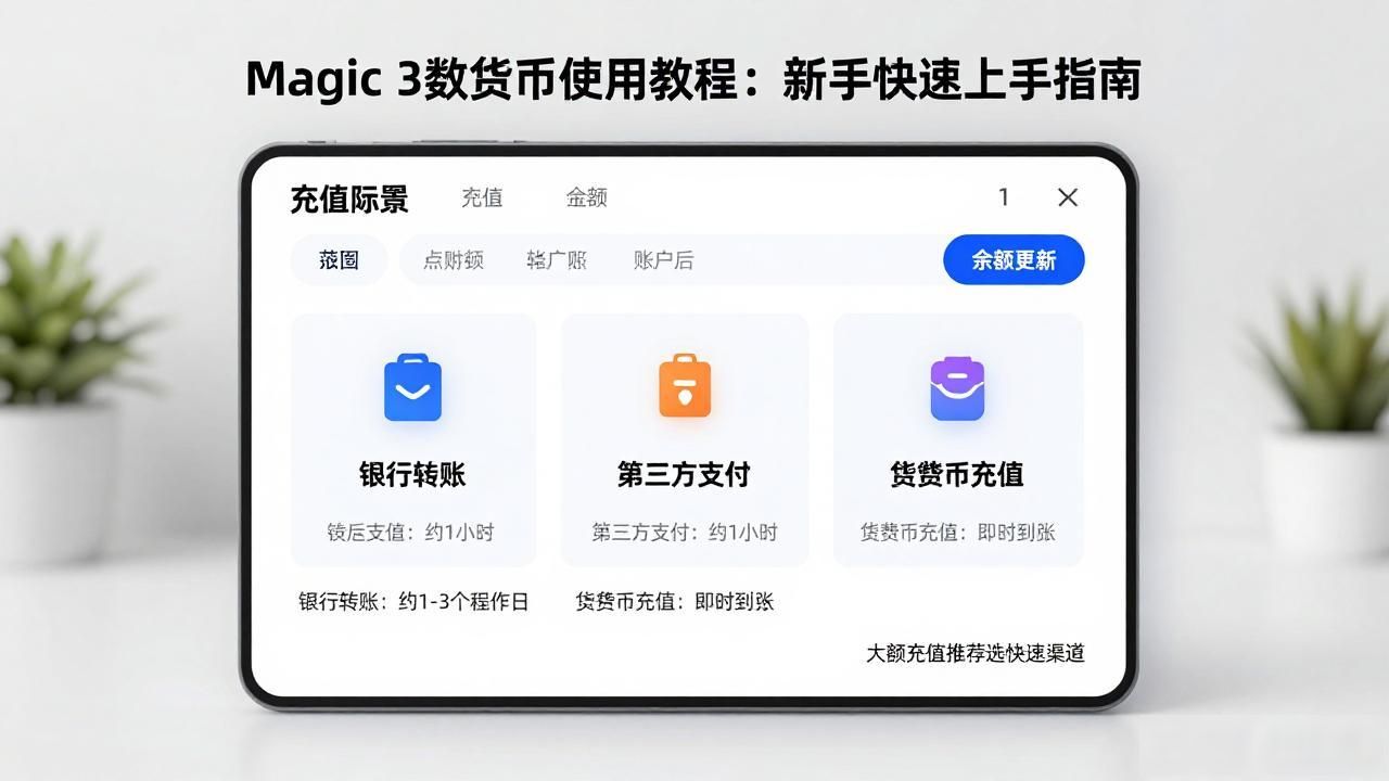 Magic 3数字货币使用教程：新手快速上手指南