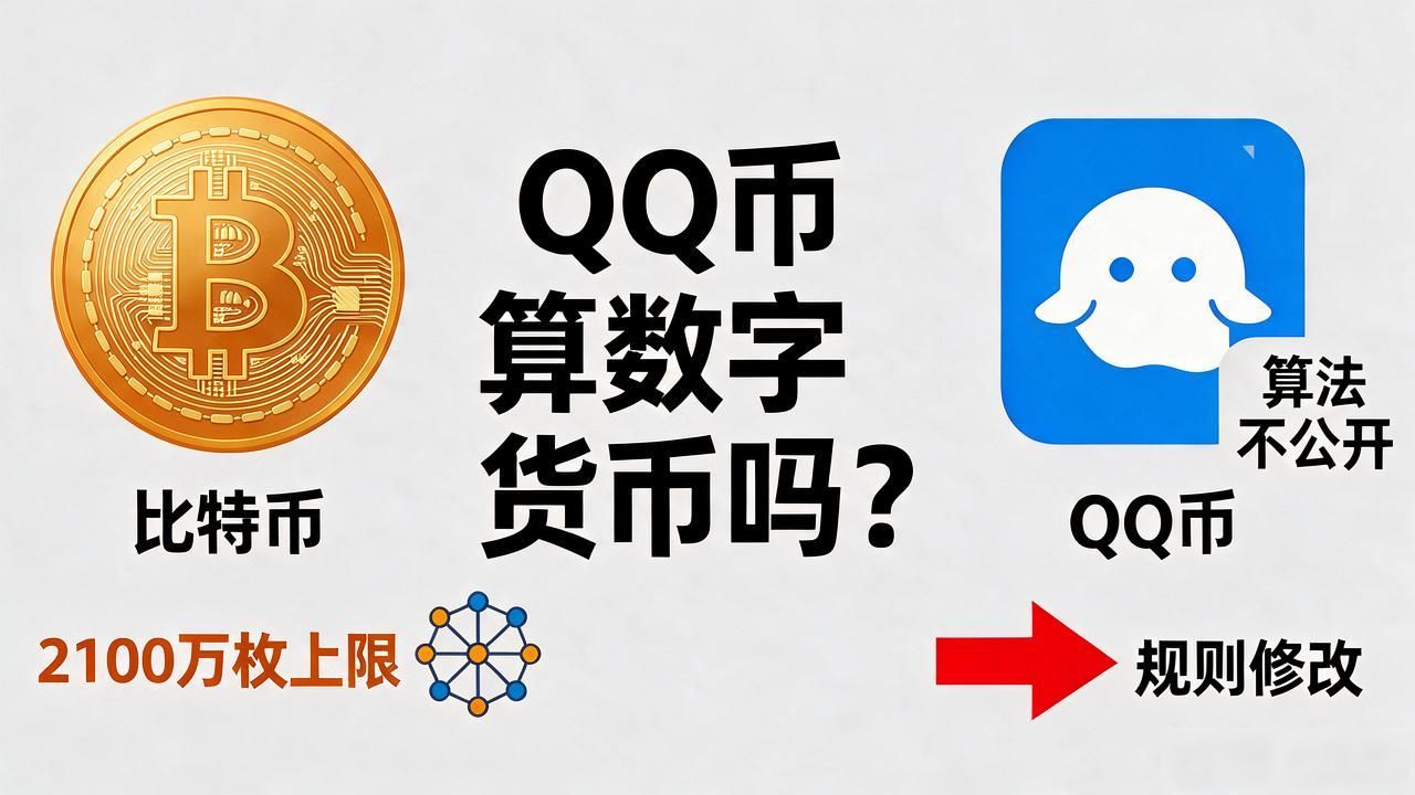 QQ币算数字货币吗？腾讯这枚虚拟币的底层逻辑讲明白