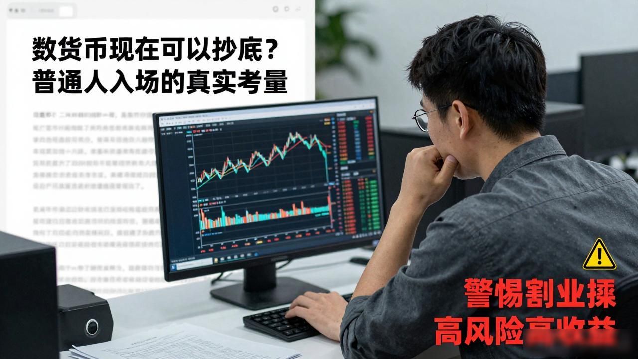 数字货币现在可以抄底？普通人入场的真实考量