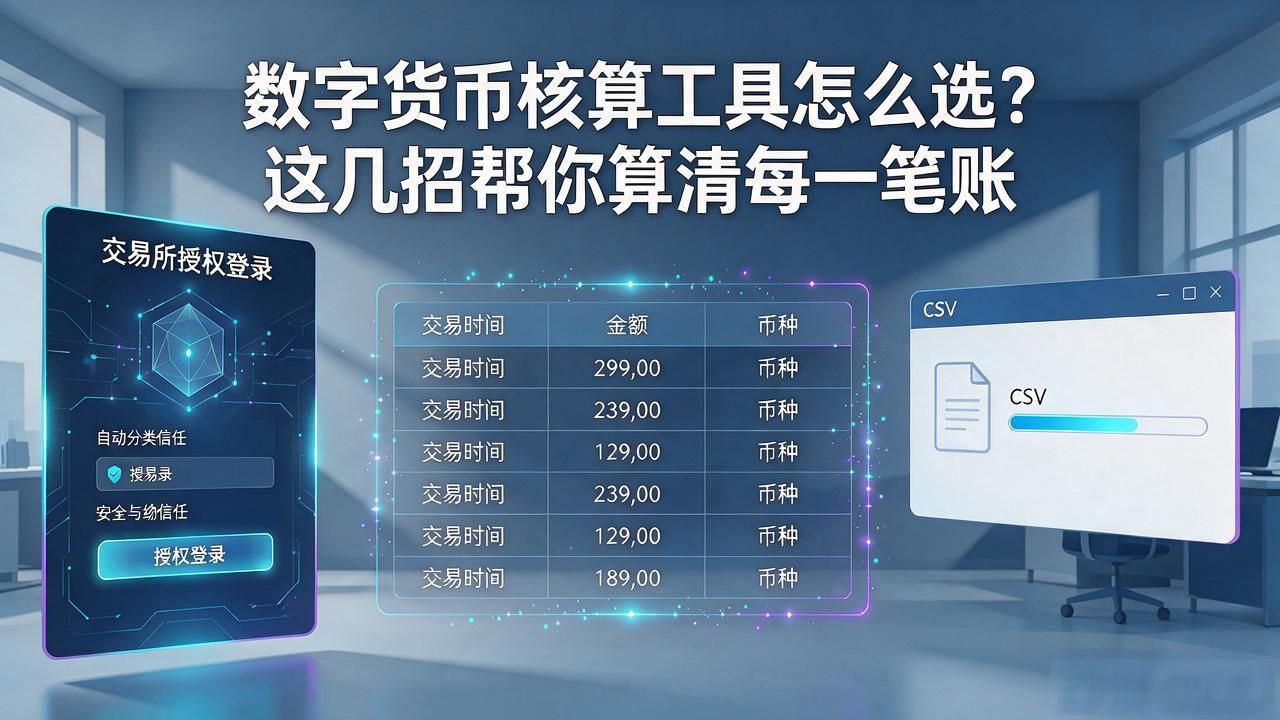 数字货币核算工具怎么选？这几招帮你算清每一笔账