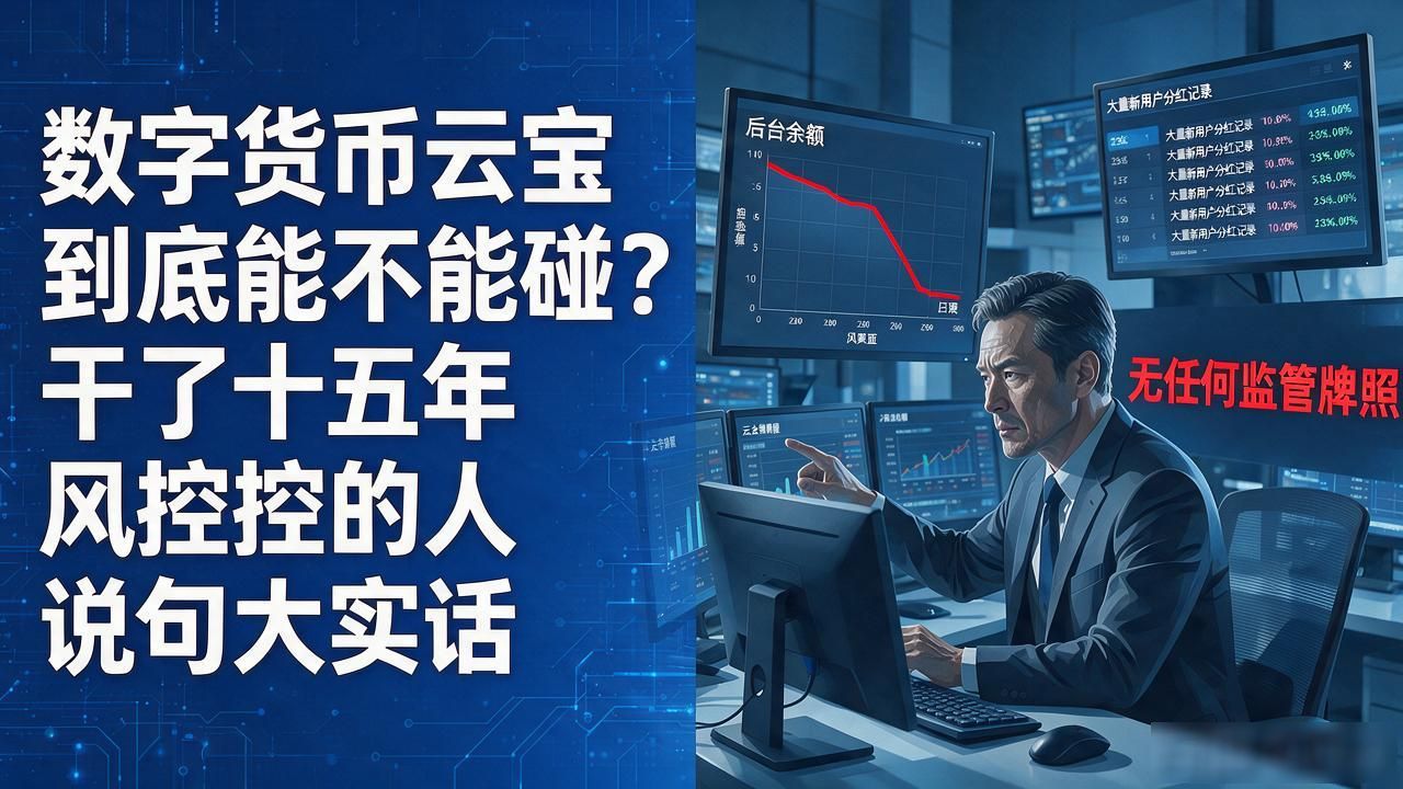 数字货币云宝到底能不能碰？干了十五年风控的人说句大实话