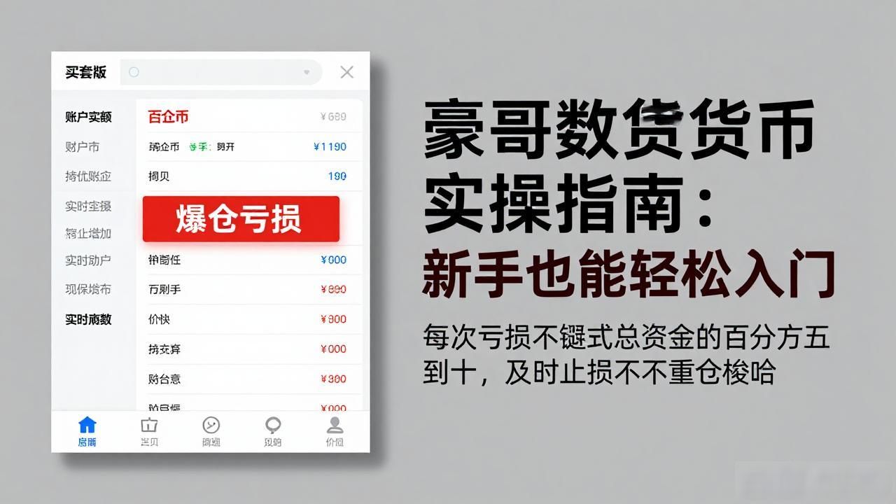 豪哥数字货币实操指南：新手也能轻松入门