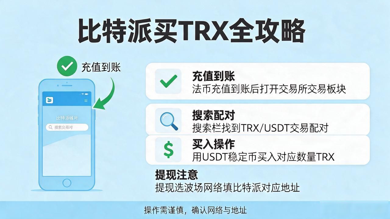 比特派钱包买TRX全攻略：手把手教你操作