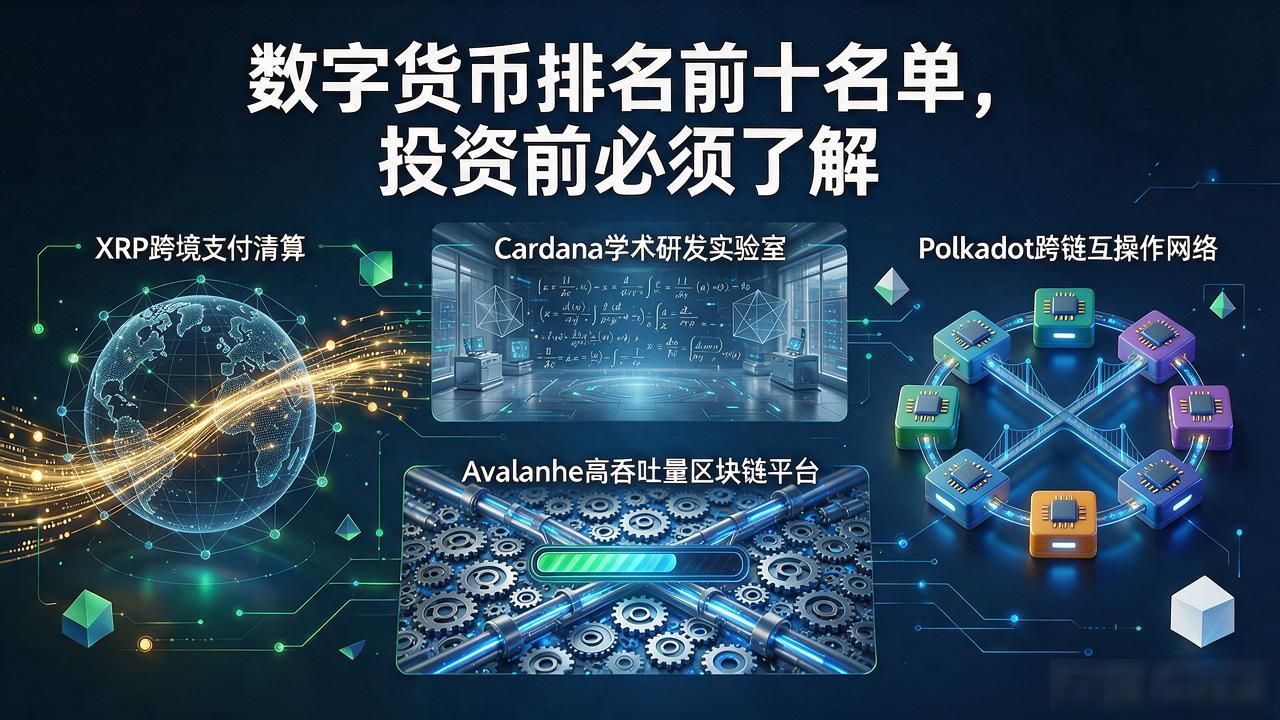 数字货币排名前十名单，投资前必须了解