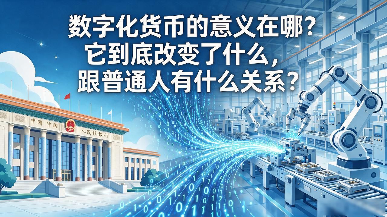 数字化货币的意义在哪？它到底改变了什么，跟普通人有什么关系