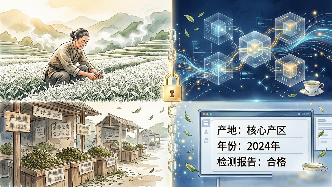 白茶区块链_白茶区块链溯源系统_白茶行业信任机制重构