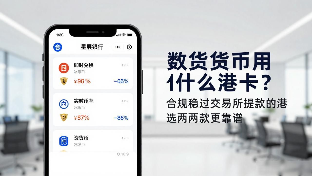 数字货币用什么港卡？合规稳过交易所提款的港卡选这两款更靠谱