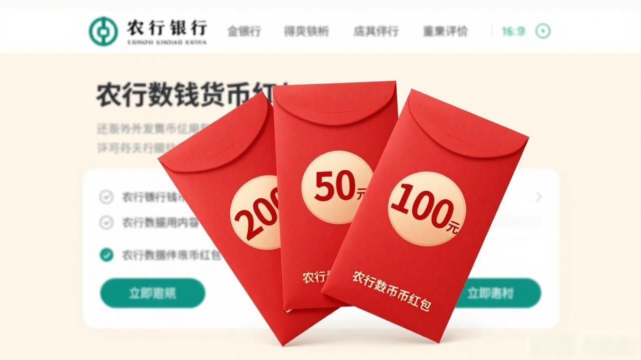 农行数字货币红包一般200元