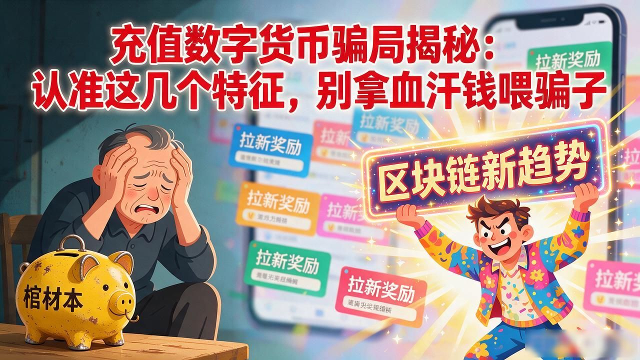 充值数字货币骗局揭秘：认准这几个特征，别拿血汗钱喂骗子