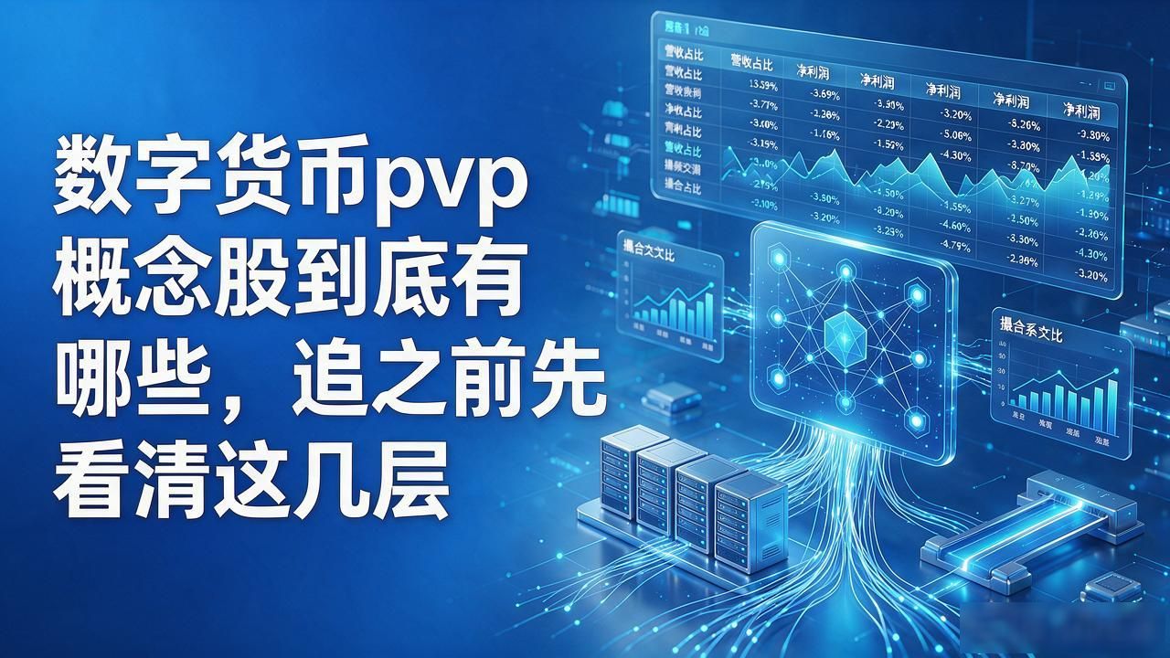 数字货币pvp概念股到底有哪些，追之前先看清这几层