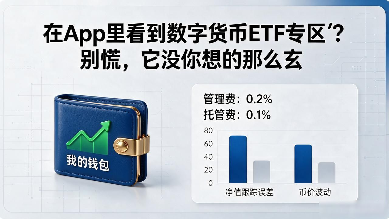 在App里看到"数字货币ETF专区"？别慌，它没你想的那么玄