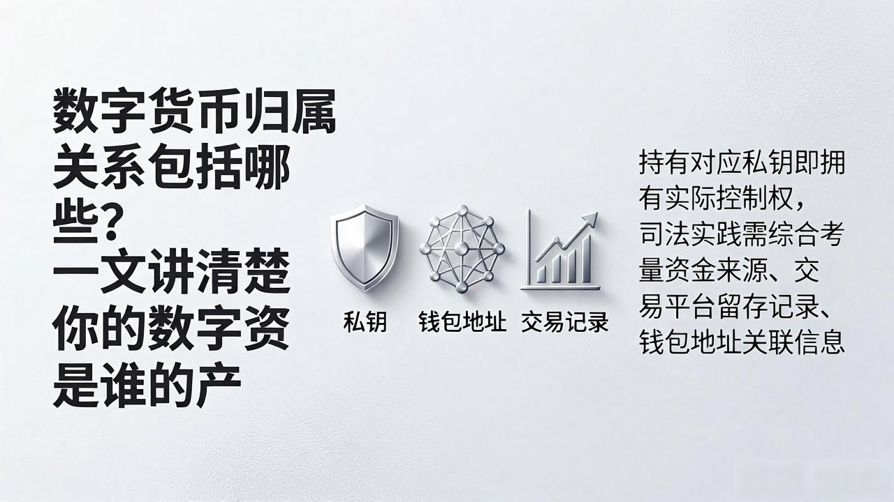 数字货币归属关系包括哪些？一文讲清楚你的数字资产是谁的