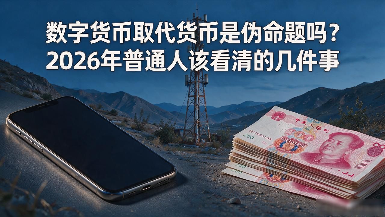 数字货币取代货币是伪命题吗？2026年普通人该看清的几件事