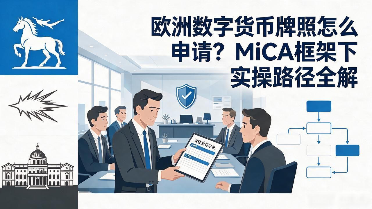 欧洲数字货币牌照怎么申请？MiCA框架下实操路径全解