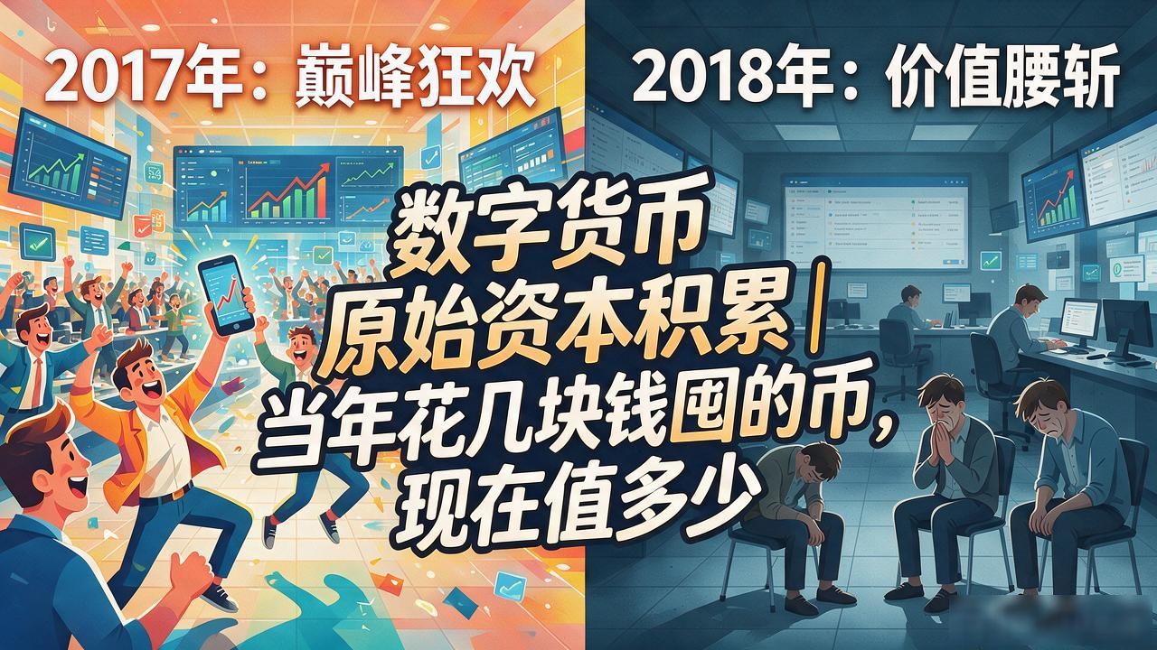 数字货币原始资本积累｜当年花几块钱囤的币，现在值多少