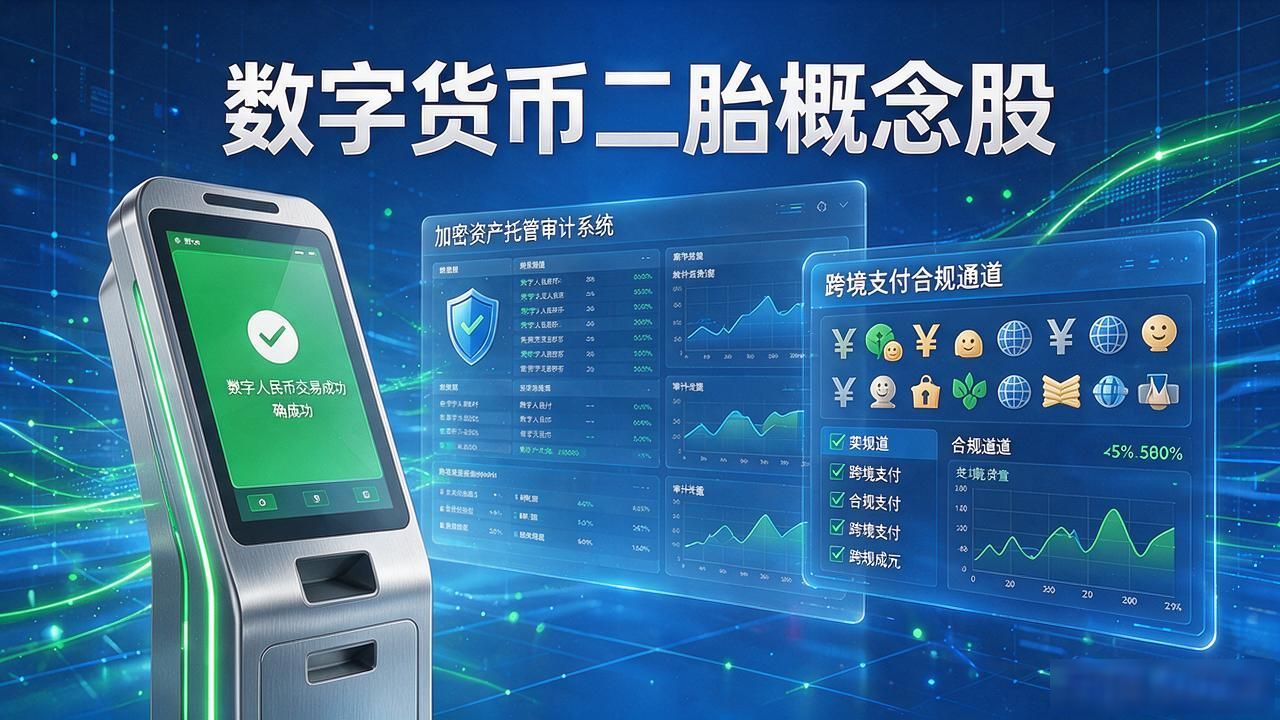 数字货币二胎概念股，别光盯第一代老面孔，这些新方向才是第二代
