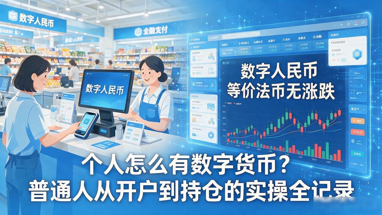 个人怎么有数字货币？普通人从开户到持仓的实操全记录