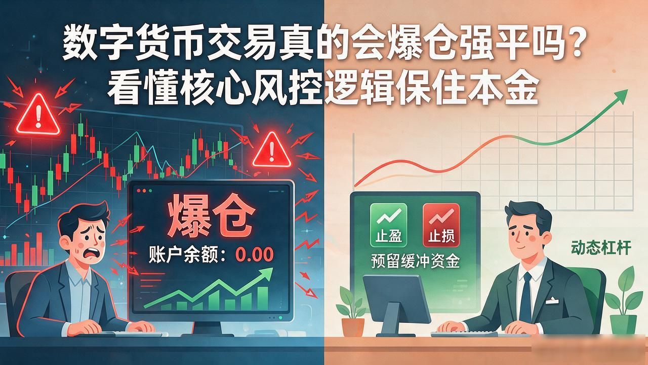 数字货币交易真的会爆仓强平吗？看懂核心风控逻辑保住本金